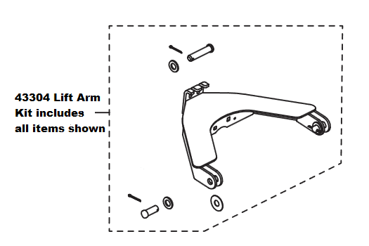 Western Part # 43304 - LIFT ARM KIT