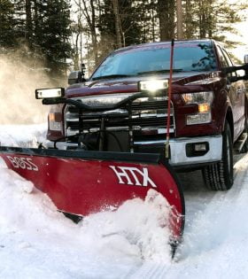 Boss HTX Steel Snow Plow Straight Blade