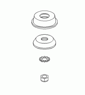 HDW05590 - HEADLIGHT MOUNTING HARDWARE(1 ONLY)