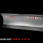 Boss Trip Edge Plow – Stainless Steel snowplow
