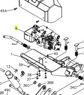 Boss ATV V-Plow Hydraulic Power Unit Parts - SnowplowsPlus