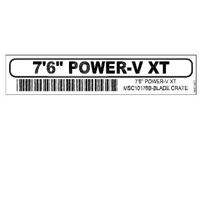 Boss Part Msc16123 7ft 6in Power V Xt Blade Id Decal Sticker 09 - wre cage decal roblox