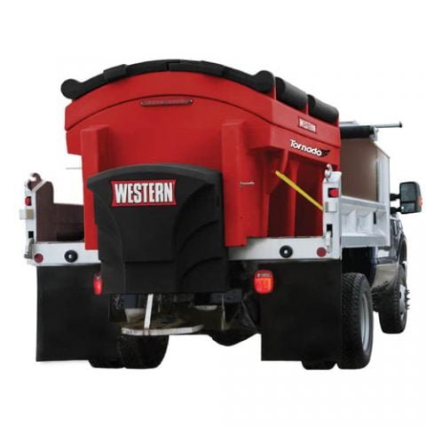 Western Tornado Poly Hopper Salt Sand Spreader