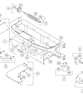 Western Pro Flo 900 Frame Component Parts