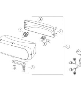 HTS Headlamp Kit Parts