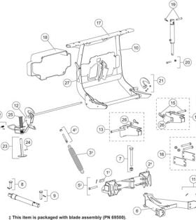 HTS Lift Frame and A-Frame Parts