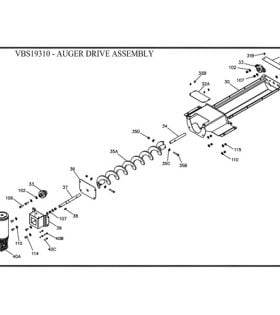 Boss VBX3000 Auger Drive Parts