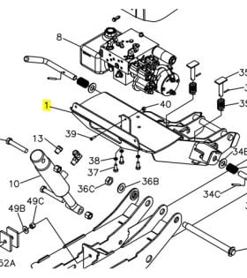 Boss ATV V-Plow Main Assembly Parts