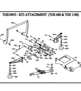 Boss TGS 600, TGS 1100 RT3 Attachment Parts