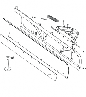 Boss HTX Plow Blade Assembly Parts