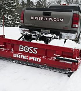 Boss Drag Pro Back Blade Snow Plow