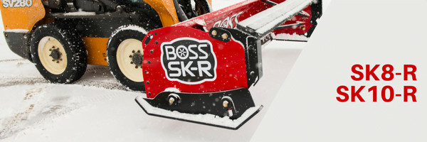 Boss SKR Rubber Skid Steer Box Plow