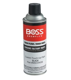 Boss Part # MSC04036 - 12 oz Touch Up Black Spray Paint