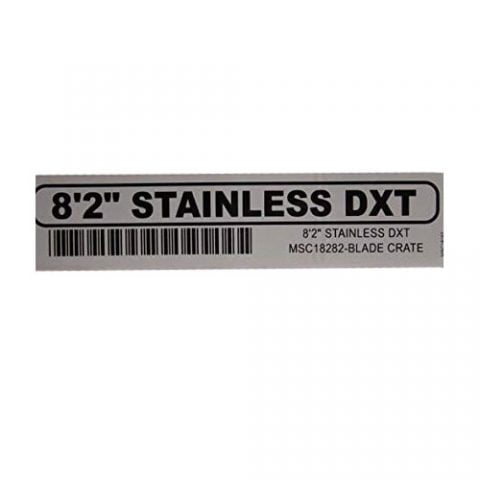 Boss Part Msc18167 Dxt Stainless Steel 8ft 2in Blade Id Decal Sticker - wre cage decal roblox