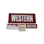 Western Plow Part # 43087 – Complete Blade Label Decal Kit